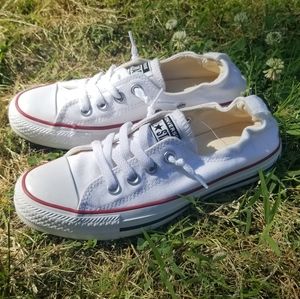 White Slip on Converse